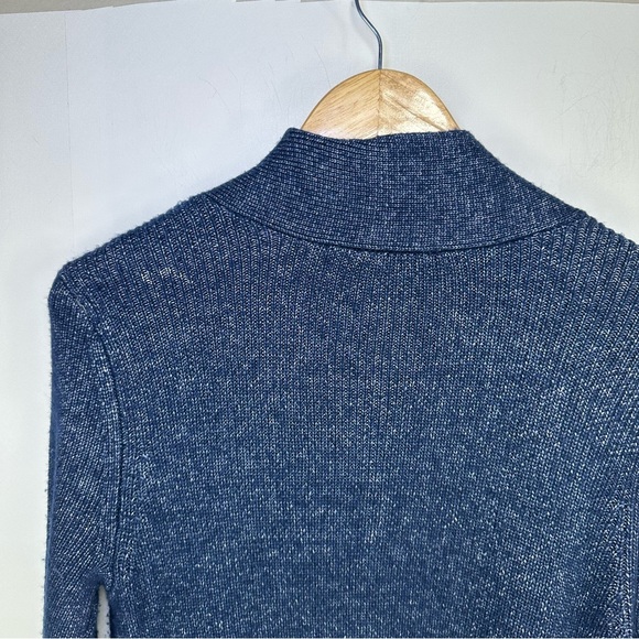 White House Black Market cardigan Blue size small Long Cardigan Wool Blend - Picture 11 of 14